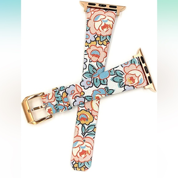 Apple Other - Flower Leather Bracelet Compatible with Apple Watch Band 38MM -  NIB